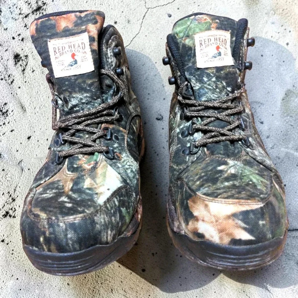 Red Head Camo 900D Nylon Timber Buck Hunting Boots 12W Men's Waterproof Hiking